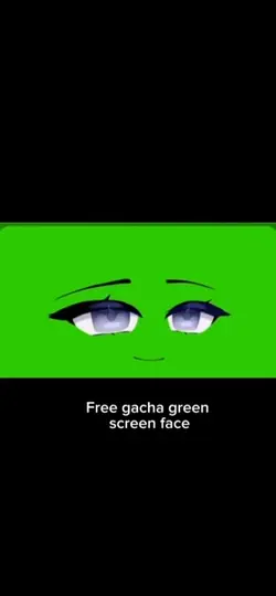 Green screen face