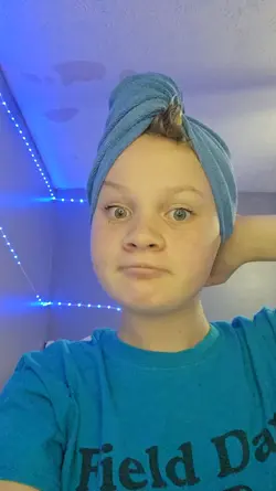 Doing my hair.