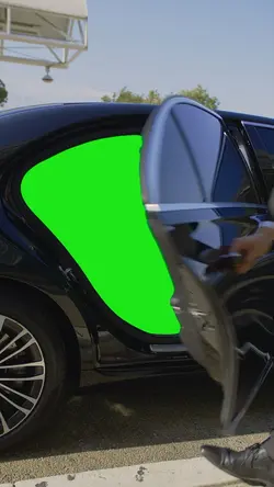 Green Screen Car
