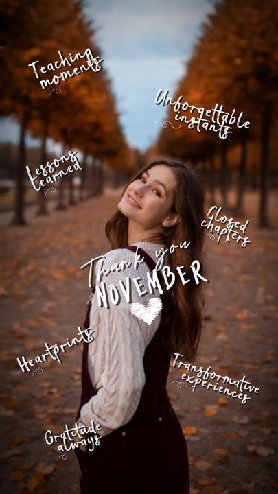 Obrigado novembro 