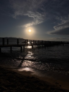 Sunset at the beach 