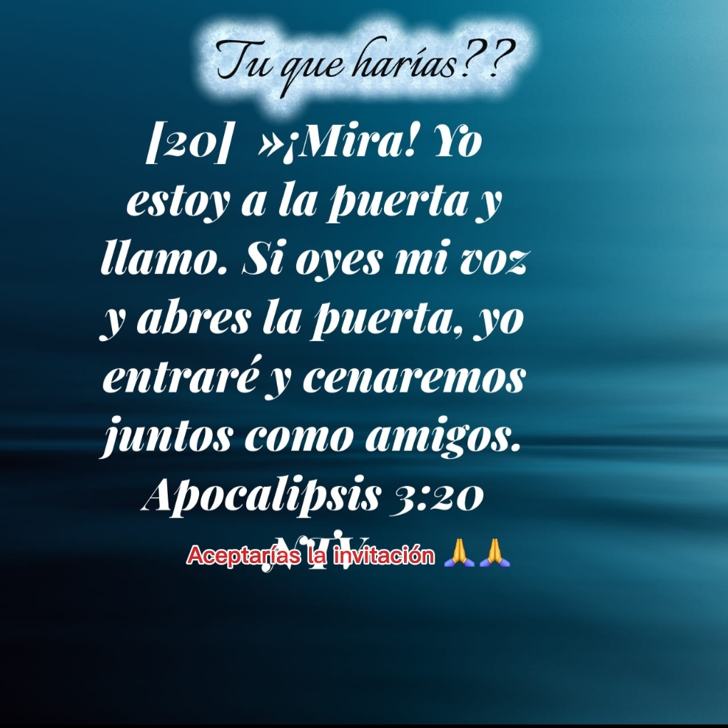 Apocalipsis 3:20