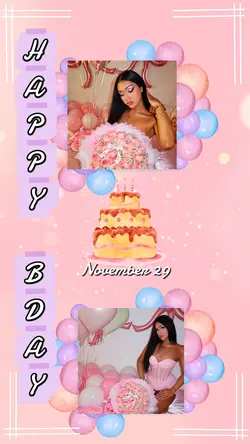 Birthday template🎂🎊 