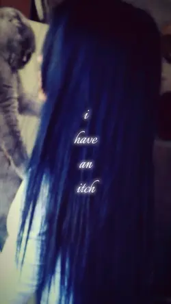blue hair 