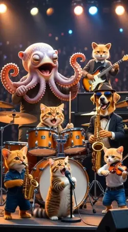 los peludos bailando