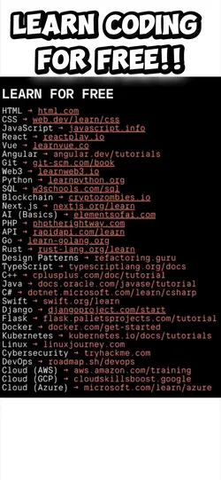 Learn Coding For Fre