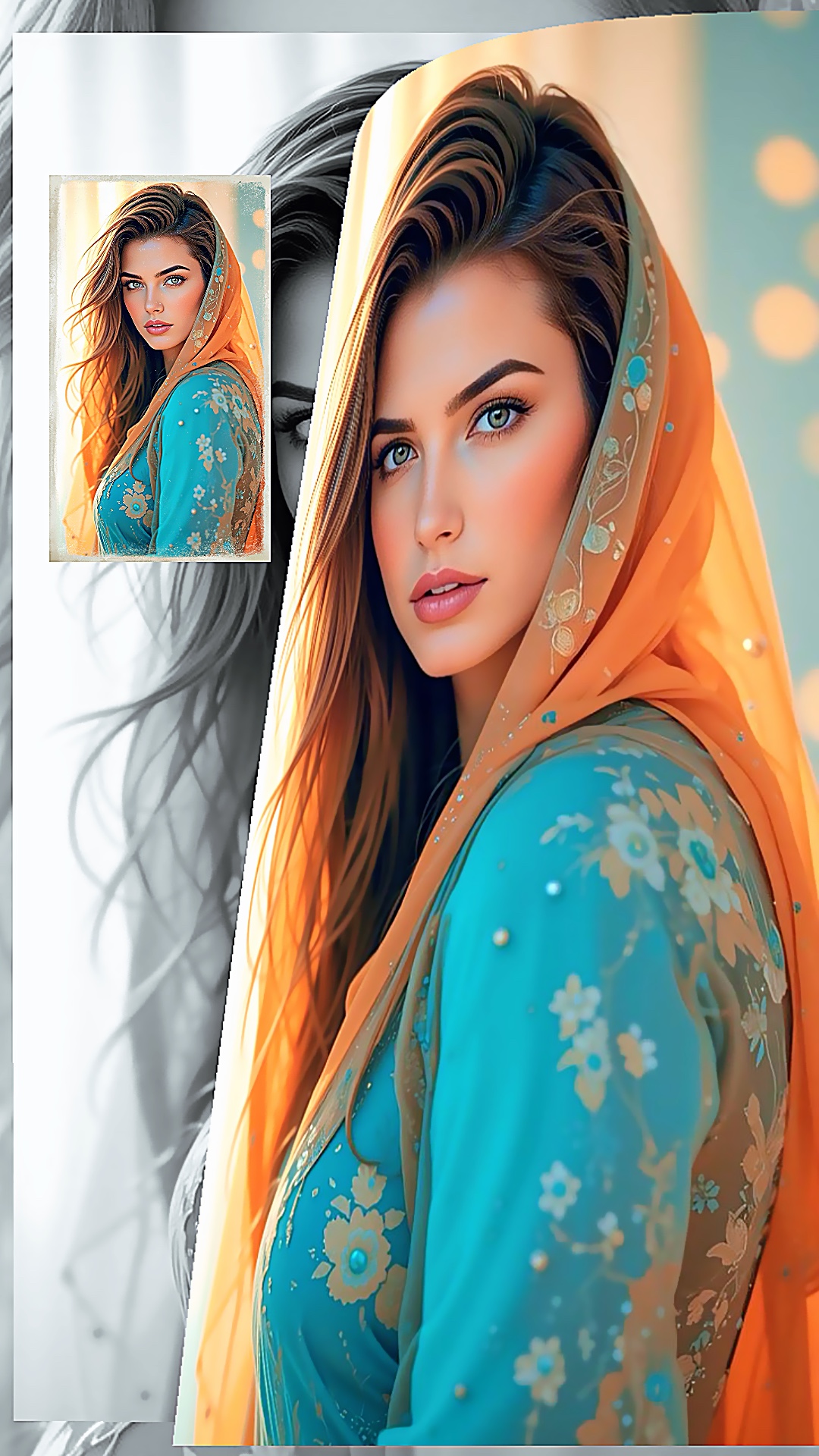 Tren kecil yang lucu 