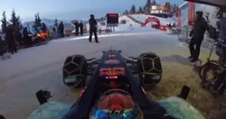 Crazy Red Bull stunt