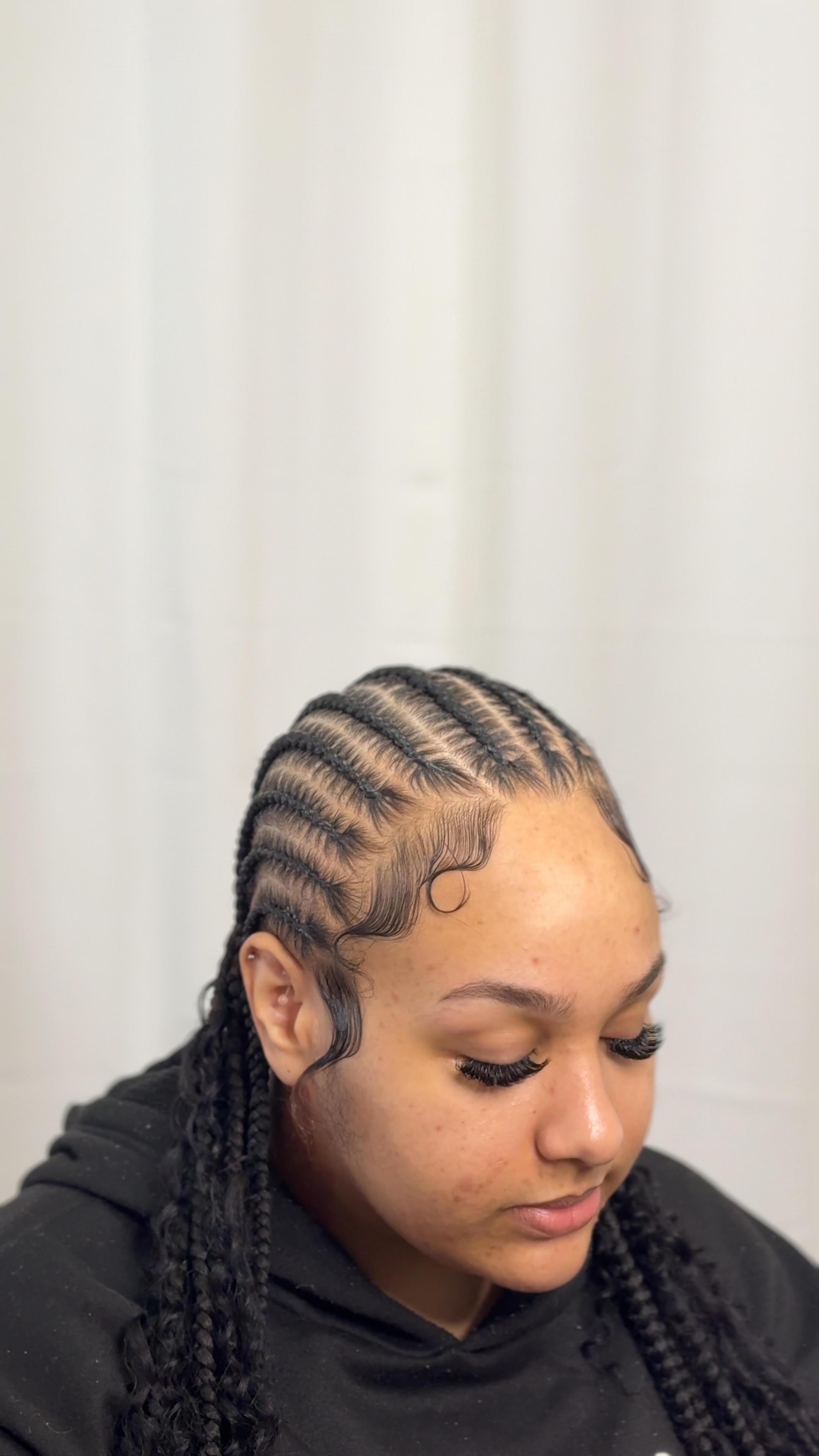 Trenzas de puntada