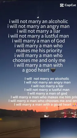 I will marry