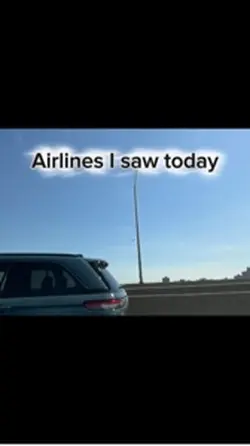 Airlines I saw today