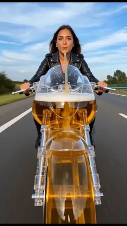 Beer motorcycle 