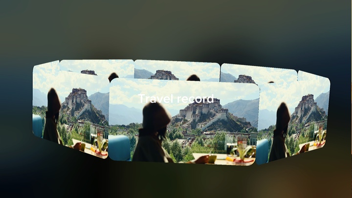 Horizontal screen