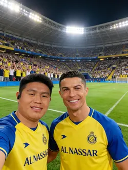 selfie con cr7