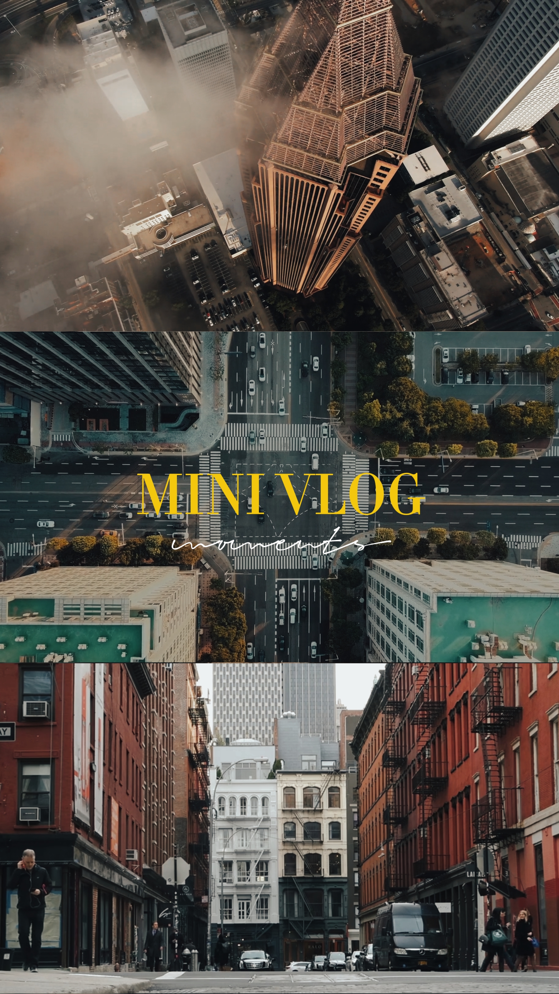 Mga sandali ng mini vlog