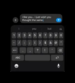 I love you 