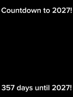 Countdown to 2027