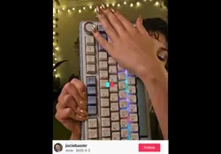 Creamy keyboard 