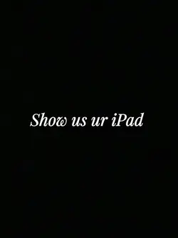 Show me ur IPAD 