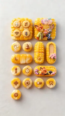 Corn kernel effect