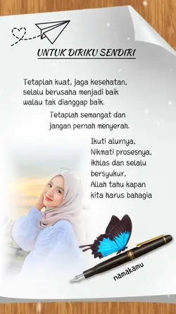 untuk diriku sendiri