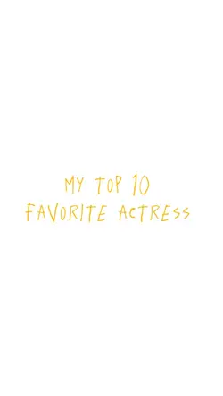 My top 10🤭