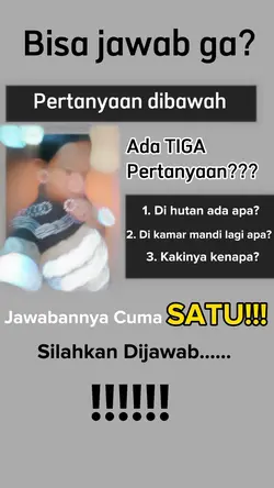 Ada yang Bisa Jawab?