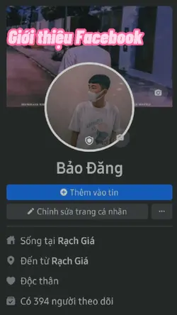 Mẫu giới thiệu FB 