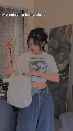 Enjoying being alone