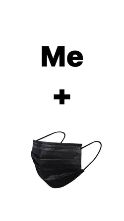Me + mask ( สีดำ )