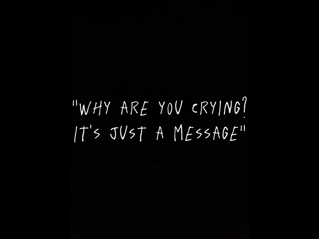 why r u crying?