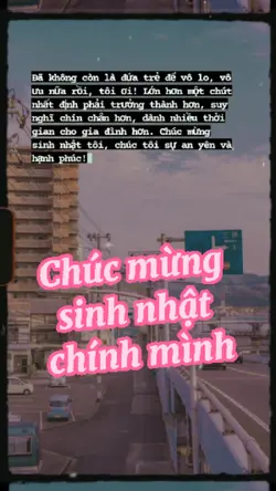 Chúc sinh nhật mình