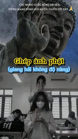 trend ghép ảnh phật