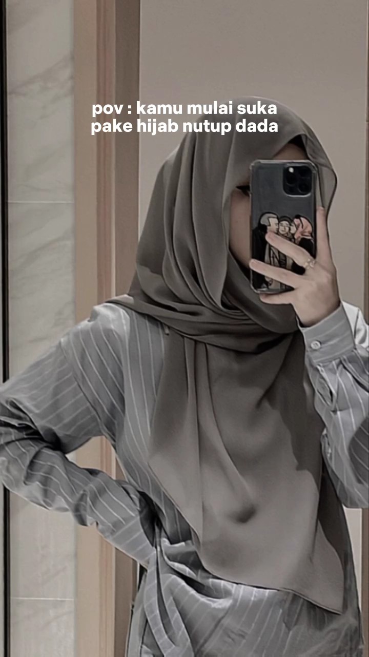 hijab nutup dada