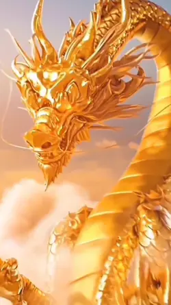 Naga emas keren