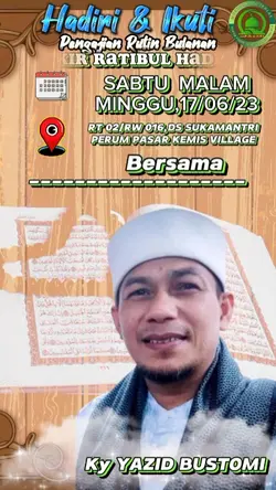 undangan pengajian