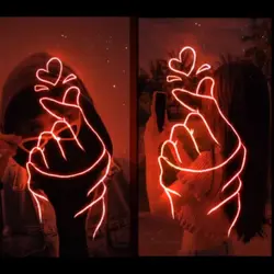 estetik red glow