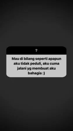 Gausah nyinyir y