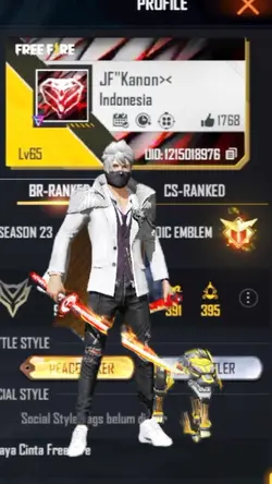 Free Fire Profil