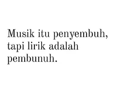 musik itu penyembuh?