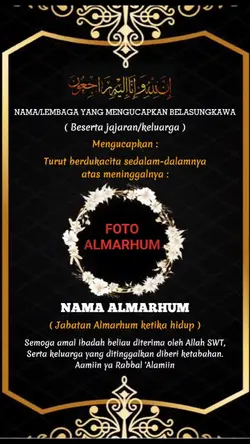 Ucapan Belasungkawa 