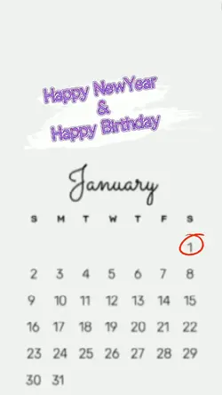 NewYear and Birthday