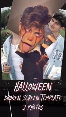 Broken Screen Templa