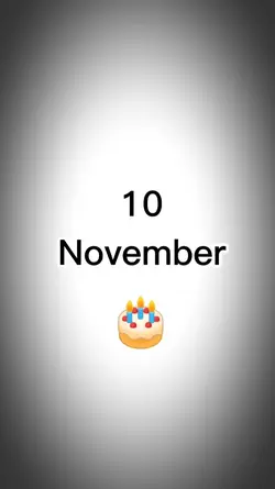 HBD 10 NOVEMBER