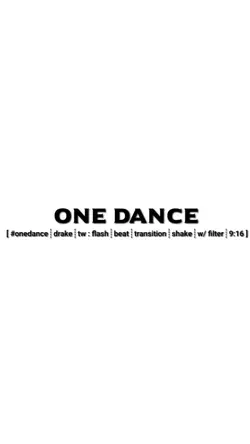 ONE DANCE