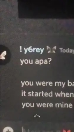 you apa? you were