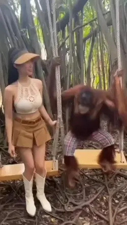 mentahan sama monyet