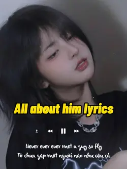 All about him lyrics