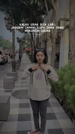 Kalau udah bisa lari