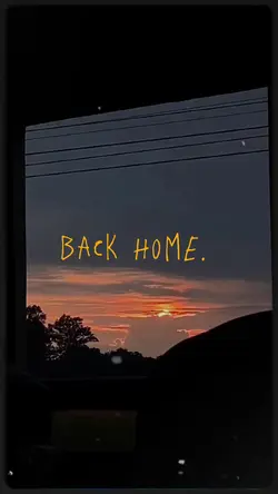 Back home`~~
